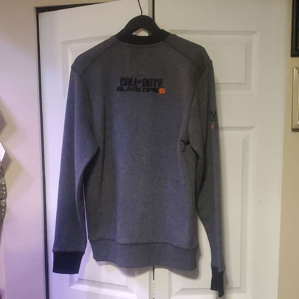 New Era Charcoal Call Of Duty Black Ops 6 Mens Jacket - Picture 4 of 5